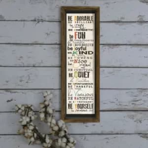 KZM417 Multicolor Decorative Framed MDF Painting