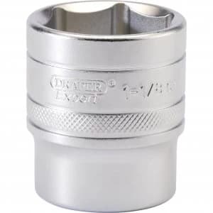 Draper 1/2" Drive Satin Finish Hexagon Socket Imperial 1/2" 1" 1/8"