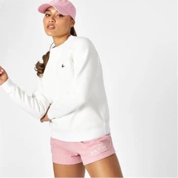 Jack Wills Astbury Pheasant Logo Crew Neck Sweatshirt - Vintage White