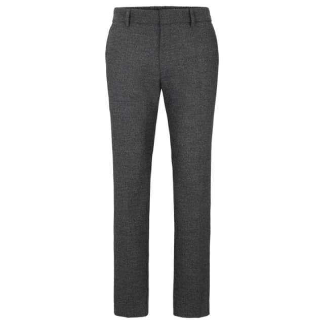 Boss Mens P Genius Cw Straight Leg Trousers Dark Grey male 30