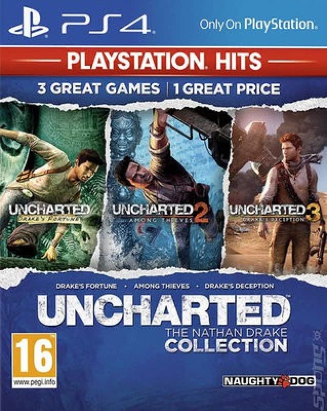 PlayStation UNCHARTED The Nathan Drake Collection PS4 Hits Game
