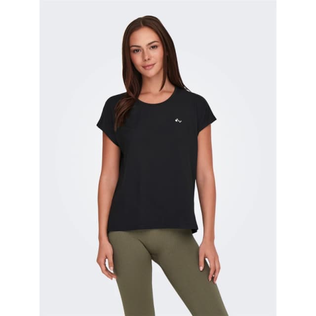 Only Play Womens Life Short-Sleeve Loose Training T-Shirt Black female 8 (XS)