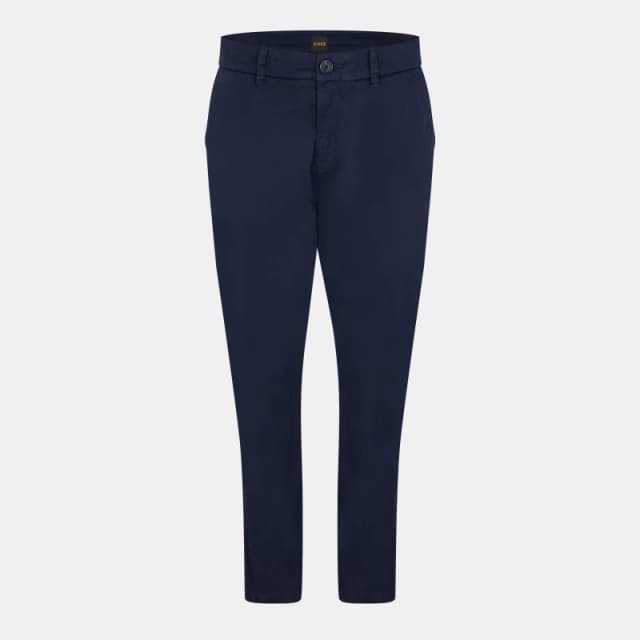 Boss Womens Straight Leg Trousers Dark Blue female 6 (XS)