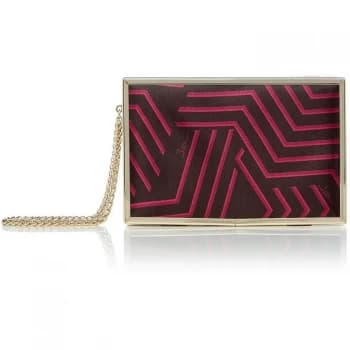 ISSA Meghan cigar box clutch - Multi-Coloured
