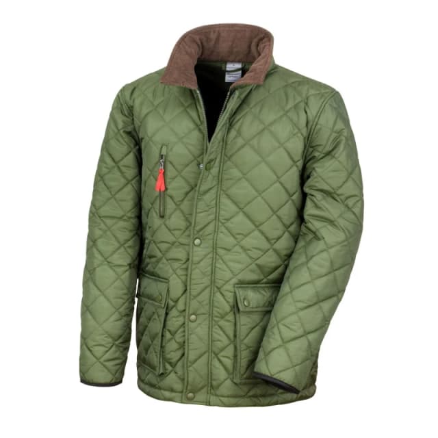 Result Result Men Urban Cheltenham Gold Jacket in Olive Size: Small Olive S Male 5063470444861