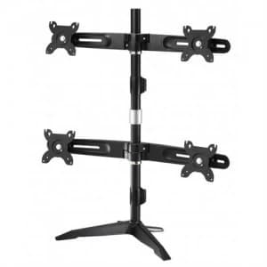 Amer AMR4SU monitor mount / stand 61cm (24") Freestanding Black