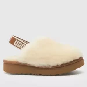 UGG Natural Fluff Yeah Clog Toddler Slipper