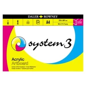 Daler-Rowney System3 Artboard Pad A4 10 Sheets