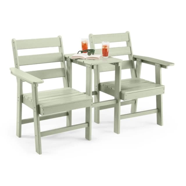 Vonhaus Westport Green Jack & Jill Seat 2500925