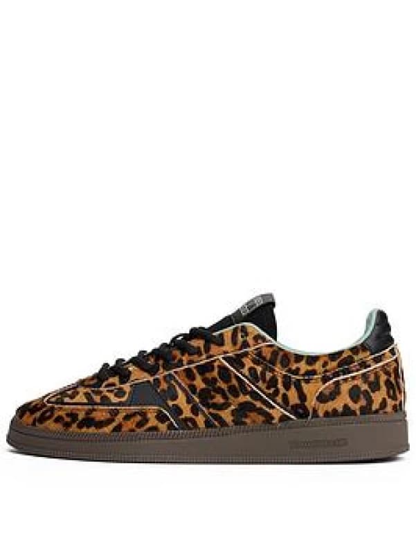 Tommy Jeans The Greenwich Leather Trainers Leopard Print Women 36 (3.5);37 (4);38 (5);39 (5.5 to 6);40 (6.5);41 (7)