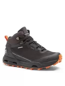 Craghoppers Lady Adflex Walking Boot, Black/Orange, Size 4, Women