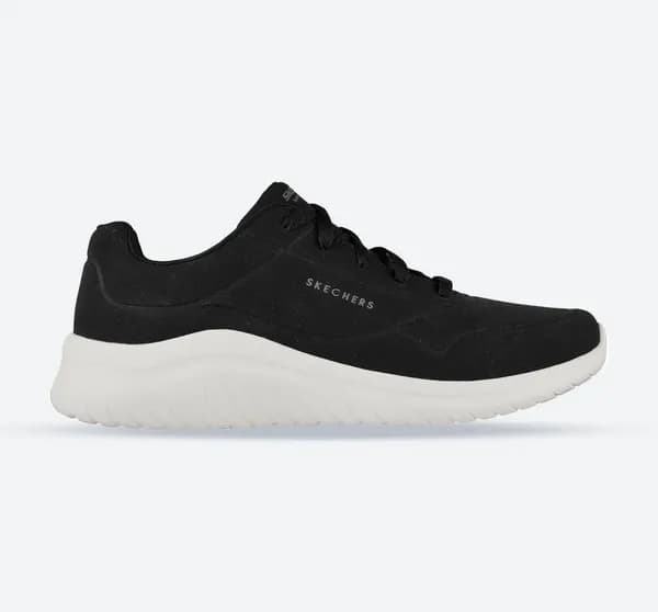 Skechers Mens Ultra Flex 2.0 Vicinity Lace Up Trainers Shoes UK Size 8 (EU 42) Black White SKE1660-BKW-8
