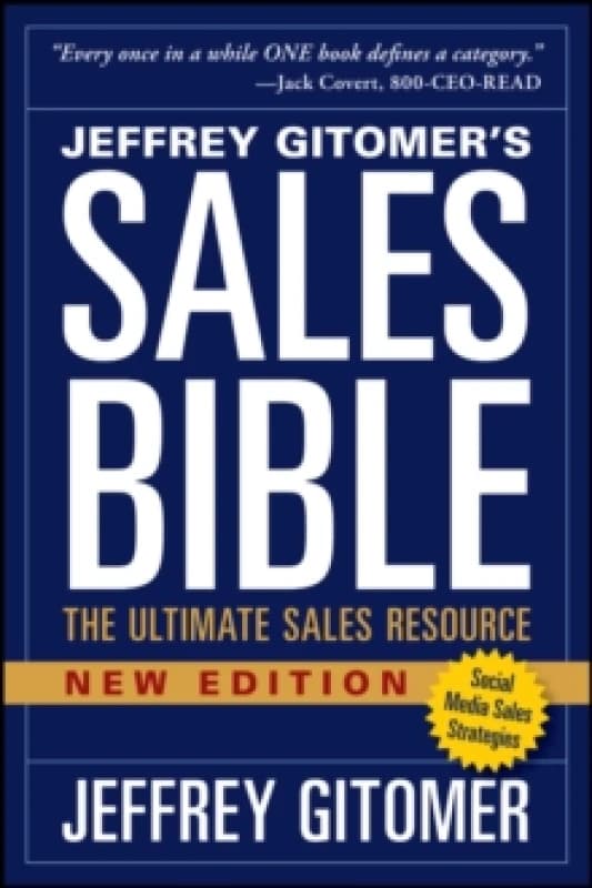 Jeffrey Gitomers Sales Bible by Jeffrey Gitomer Paperback