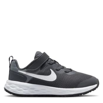 Nike Revolution 6 Little Kids Shoes - Grey/White