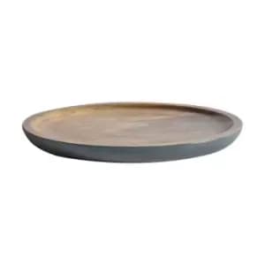 Crossland Grove Castro Plate Large - Grey