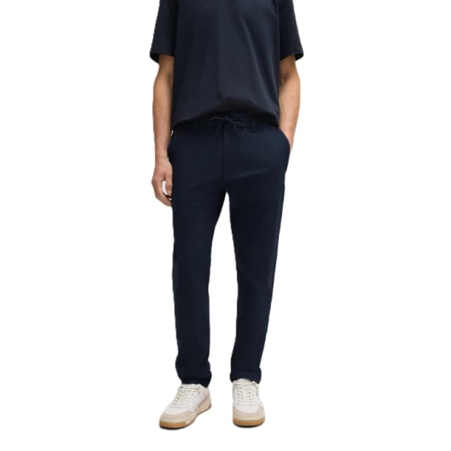 Boss Mens Chino Straight Leg Trousers Dark Blue male 34