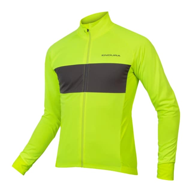 Endura FS260 Jetstream Long Sleeve Jersey II Mens Bright Yellow male S