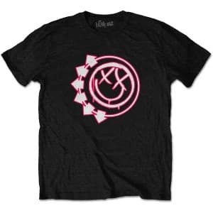 Blink-182 - Six Arrow Smiley Unisex Large T-Shirt - Black