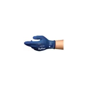 Ansell - hyflex 11-819 esd Touch Screen glove sz large - Blue - Blue