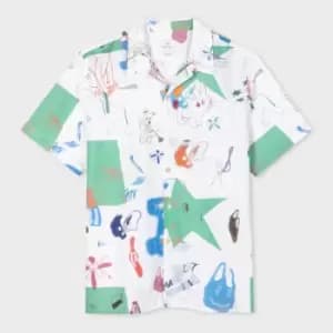 Paul Smith Mens Ss Casual Fit Shirt