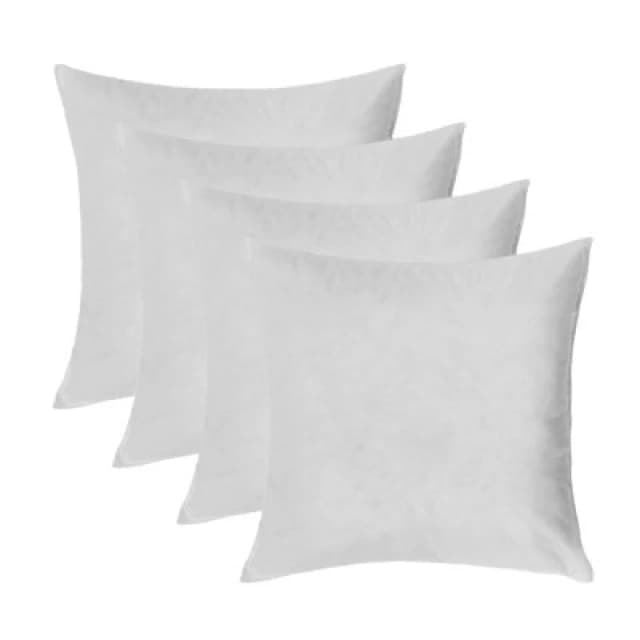 OHS OHS 4 x Pack of Cushion Fillers Pads in White Size: 45cm x 45cm White 45cm x 45cm Unisex 5027434162383