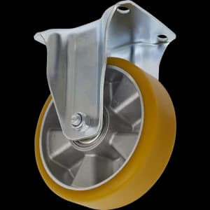 Sealey Fixed Plate Castor Polyurethane 160mm