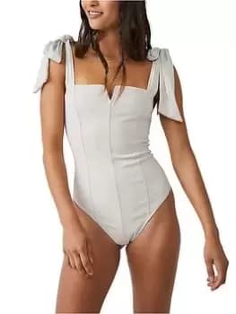 Free People Lola Bodysuit - Cream