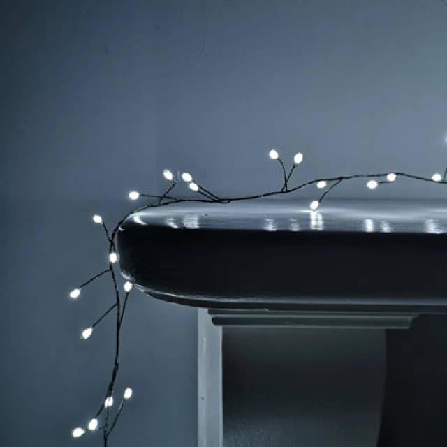 Samuel Alexander 1000 LED 20M Premier Tree Ultra Brights Indoor Outdoor Multifunction Christmas Lights With Timer On Green Wire In Cool White