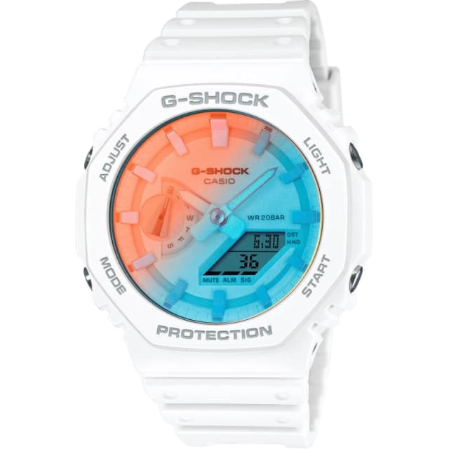 Casio GA-2100TL-7AER G-Shock 45mm Quartz Watch White male