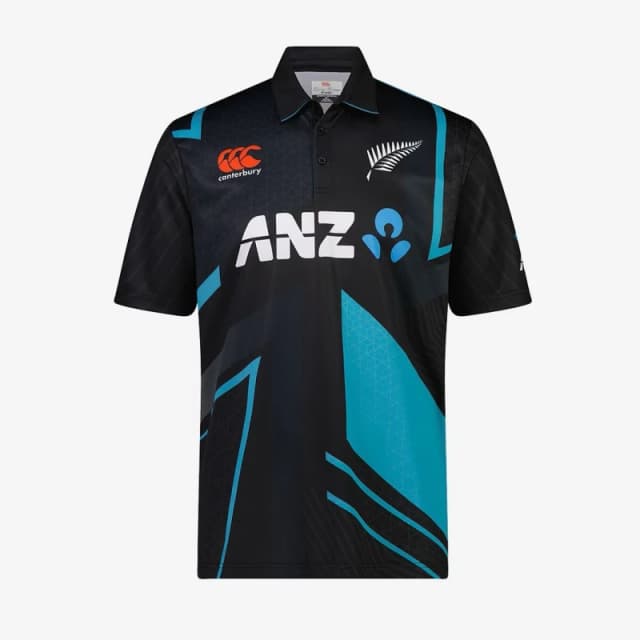 Canterbury Canterbury Men T20 New Zealand Black Caps Polo Shirt Size: large Black L Male 5063806449607