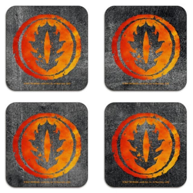 Zavvi The Lord Of The Rings Sauron's Eye Corkbacked Coaster Set