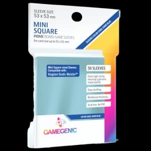 Gamegenic Prime Mini Square Sized 53 x 53mm 50 Sleeves