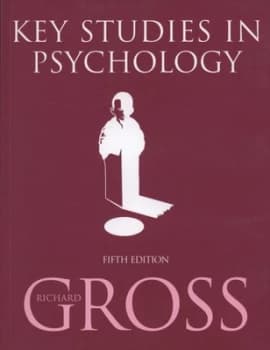 Key Studies in Psychology by Richard Gross Book