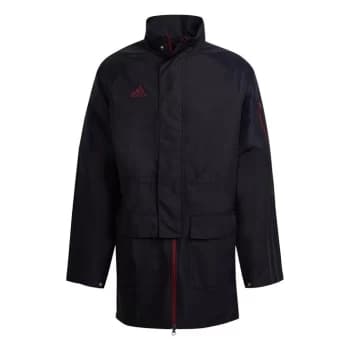 adidas Tiro VIP Parka Jacket Mens - Black