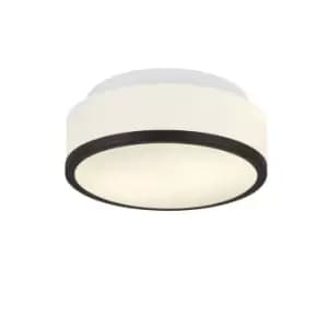 Netlighting Search Light Eu - Cheese Bathroom IP44 2 Light Flush, Opal White Gla