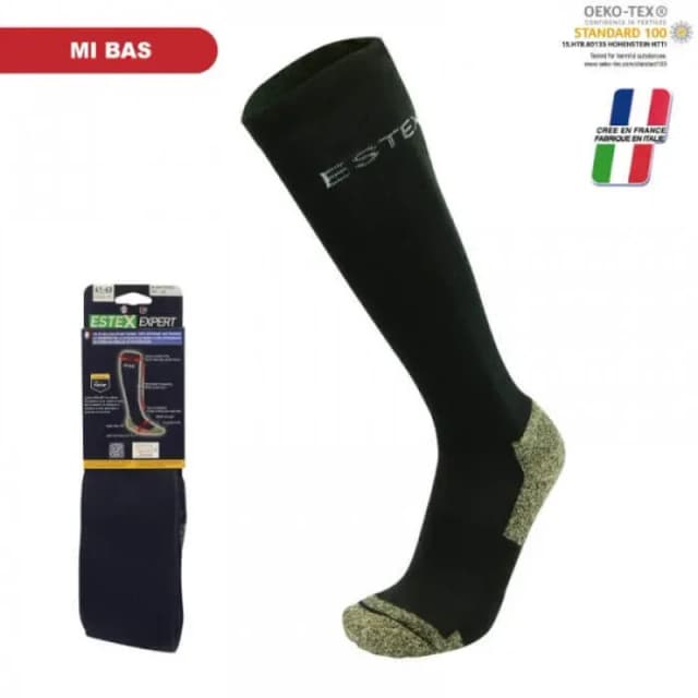 Pair of tactical socks Estex Noir Unisex 43/46