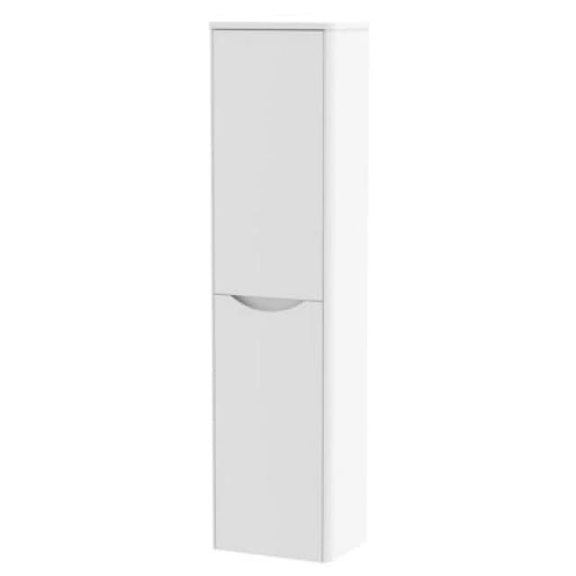 Lunar Tall Storage Unit Satin Grey