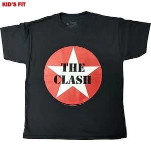 The Clash - Classic Star Kids 11 - 12 Years T-Shirt - Black