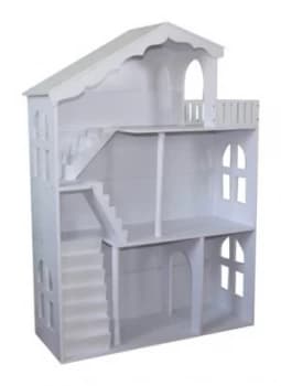 Liberty House Toys Doll House Bookshelf Balcony White.