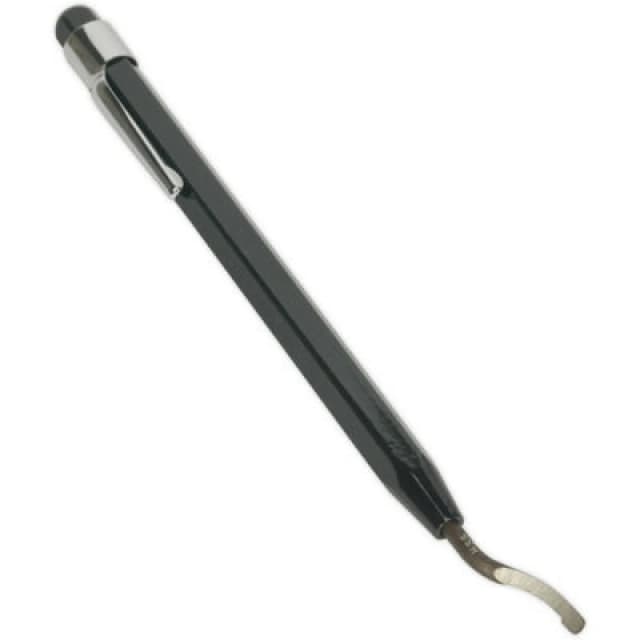 Loops Deburring Tool with Blade - Aluminium Body - Rotating Replaceable Cutting Blade Multi