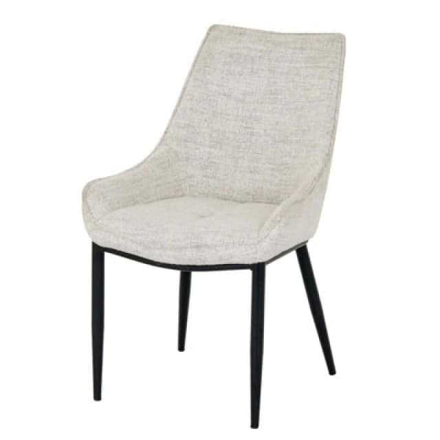 Hill Interiors Zephra Contemporary Dining Chair With Contoured Backrest