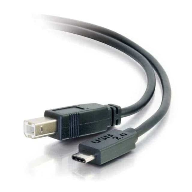 C2G 2m USB 2.0 USB C to USB B Cable M/M - Black 88859