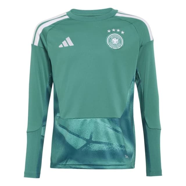 adidas Germany Goalkeeper Shirt World Cup 2026 Juniors Green/White unisex 9-10 Years