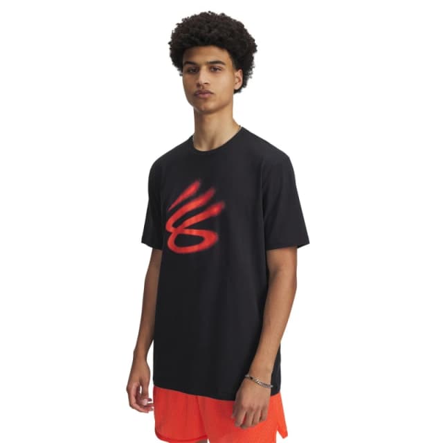 Under Armour Curry Playable T-Shirt Mens Black/Red male S