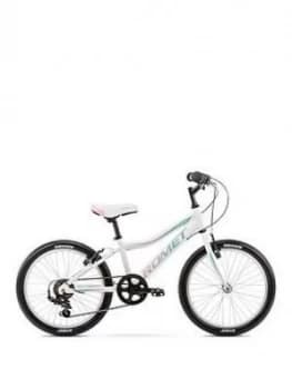 Romet Jolene 20" Girls Alloy Mtb Rigid - White/Green