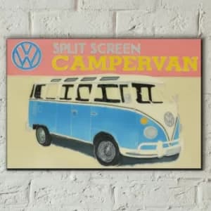 VW split screen campervan 8 x 12 Tile