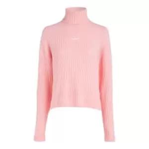 Tommy Jeans Tjw Lofty Cosy Signature Sweater - Pink