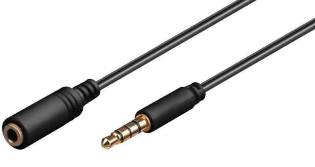 Microconnect IPOD003B audio cable 1m 3.5mm Black