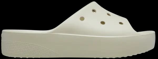 Crocs Women Classic Platform Slides Bone 8