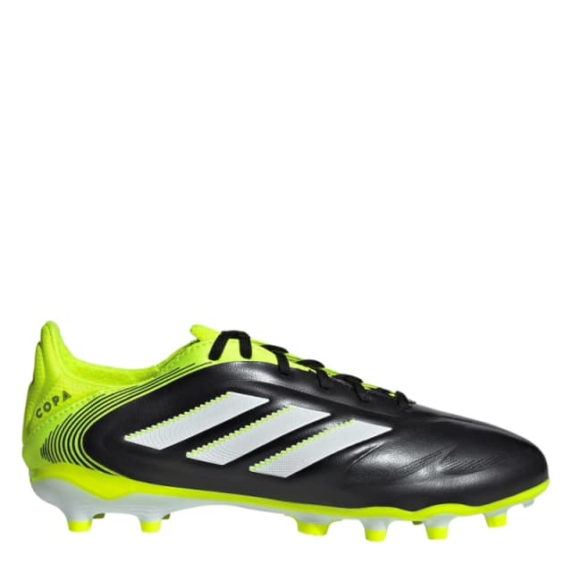 adidas Copa Pure 3 Elite Juniors Firm Ground Football Boots Black/Lemon male 4 (36.5)